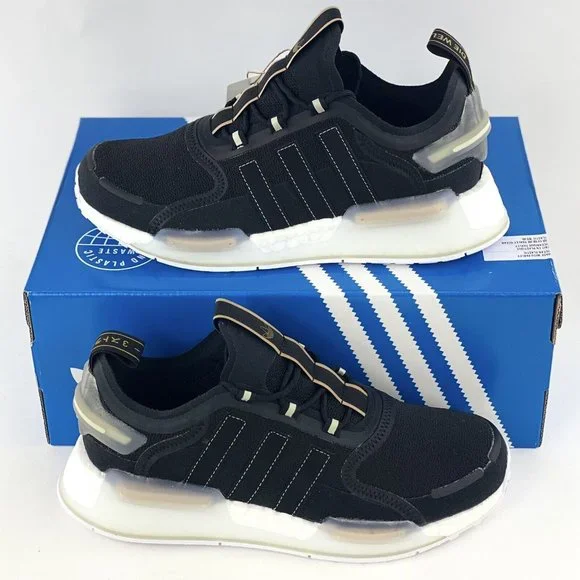 Nike | Shoes | Adidas Nmd R V3 Black Aluminum Womens Size 8 Sneakers Shoes  White Gy4189 | Poshmark